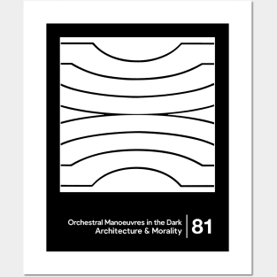 Architecture & Morality / Minimalist Graphic Artwork Design Posters and Art